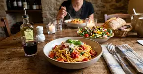 O jeito italiano de lidar com a alimentação no dia a dia. Você não precisa fazer dieta restritiva o tempo todo