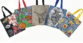 Pague R$ 10,50 em ecobags assinadas por grandes estilistas