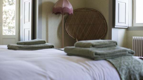 Detalhe de um dos quartos