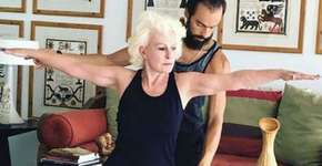 Ana Maria Braga faz ioga aos 68 anos e dá show de elasticidade