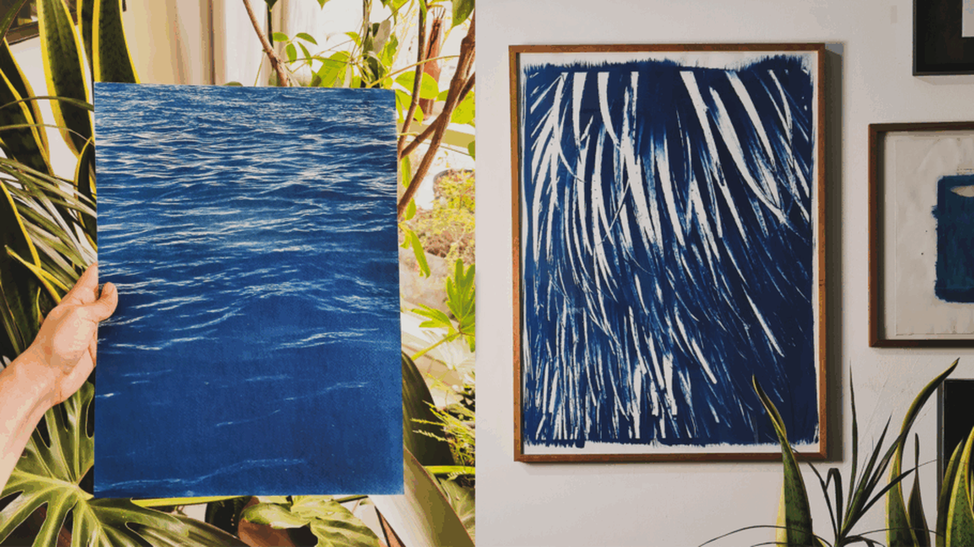Fotografias em tons de azul da Cianó transformam sua casa em galeria de arte