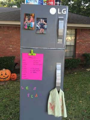 Mãe usa criatividade e faz fantasia aterrorizante