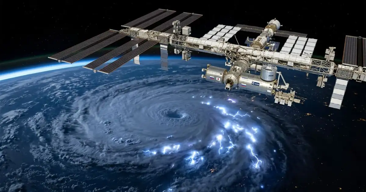 A NASA está monitorando tempestades a partir da Estação Espacial ...