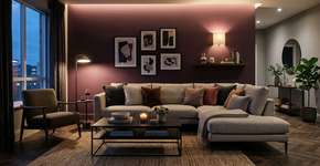 Fim da parede branca sem graça: a preferência agora é por cores mais fechadas e elegantes