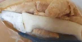Consumidor encontrar faca em pacote de frango da Seara