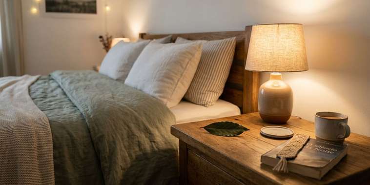 Featured main: Colocar uma folha de louro na mesa de cabeceira: por que é recomendado para dormir melhor
