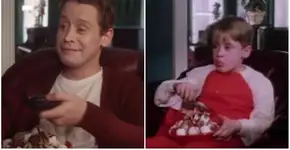 Macaulay Culkin revive ‘Esqueceram de mim’ em versão adulta