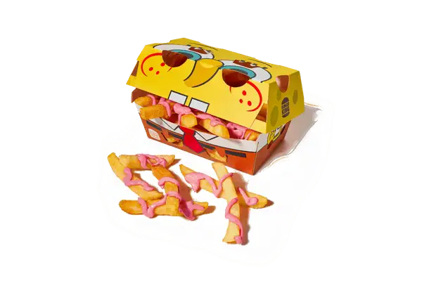 A crocante Batata do Esponja também conta com o molho rosa sabor defumado