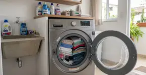 As roupas colocadas na máquina de lavar devem estar secas ou molhadas?