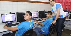 Telecentro programa atividades para as crianças