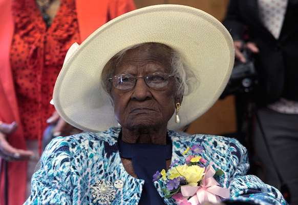 Jeralean Talley - 115 anos - (EUA - 23/05/1899) - Imagem: imgur