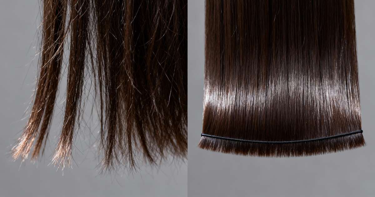 O melhor método para eliminar pontas duplas sem cortar