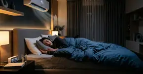 Você sabia? Esse botão no controle remoto do ar-condicionado ajuda você a dormir mais profundamente, e a conta de luz fica surpreendentemente baixa.