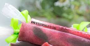 Aprenda a fazer sacolé de morango recheado com Nutella