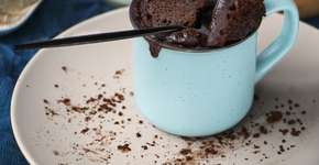 Brownie de caneca com doce de leite: pronto em 1 minuto