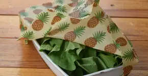 Embalagem de cera de abelha substitui filme plástico