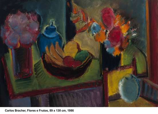  Carlos Bracher - Flores e Frutos, 1986 - divulgação CCBB