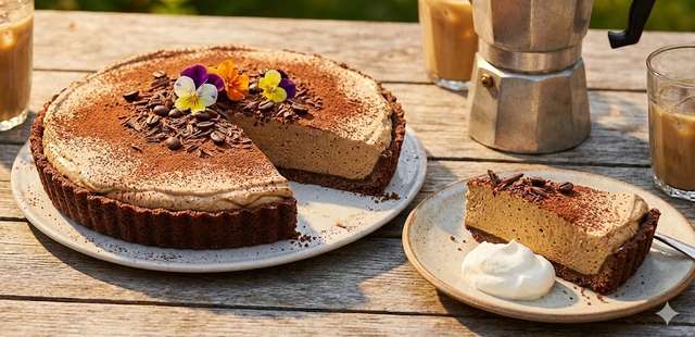 Torta gelada de café que substitui sobremesas caras e impressiona convidados