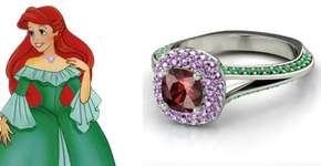 Anéis das princesas Disney são lindos de viver