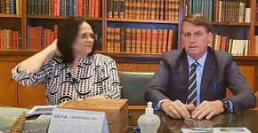 Damares diz que foi pedida em casamento por cacique e Bolsonaro debocha