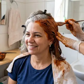 Featured mobile: Nem café, nem canela: A tintura caseira que cobre permanentemente os cabelos grisalhos, proporcionando brilho e maciez