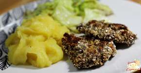 Delicia fit: Frango assado crocante