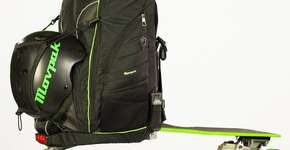 Brasileiros criam mochila que vira skate; ou skate que vira mochila