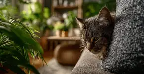 Por que o gato esfrega em você e o que isso significa