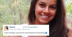 Jovem usa estratégia inusitada para entregar seu currículo