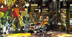 Quartos pintados por artistas famosos como Chagall, Basquiat e Francis Bacon