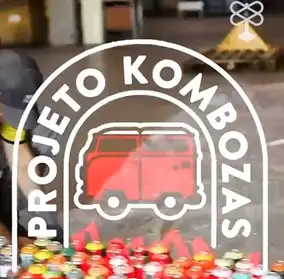 Já imaginou transformar arte em alimento? 🚐🎨 O @projetokombozas, criado...