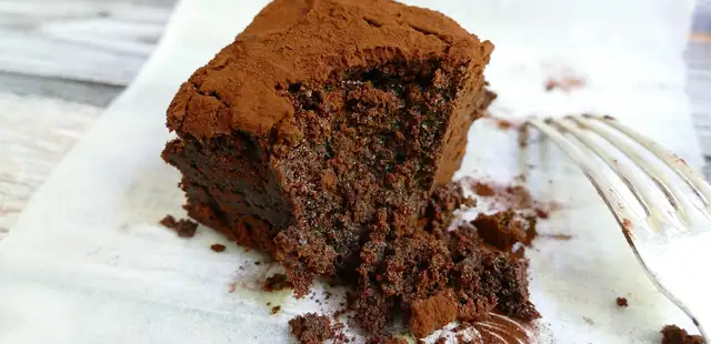 Brownie de chocolate na air fryer