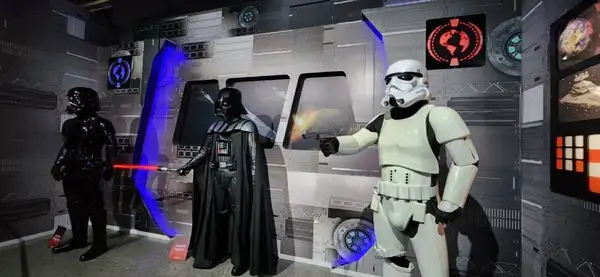 Espaço dedicado ao universo Star Wars