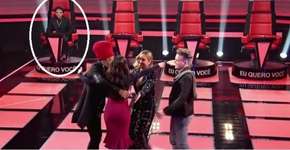 Lulu Santos se nega a abraçar cantora reprovada no The Voice