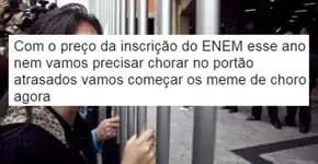 Inscrição do Enem sobe para R$ 82 e repercute negativamente