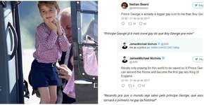 Príncipe George, 4, é chamado de ‘reizinho gay’ na internet