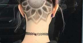 Tatuagem de cabelo dá toque de estilo e é feita sem dores