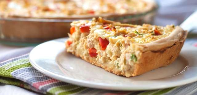 A torta salgada que não vai ao forno e fica pronta em minutos