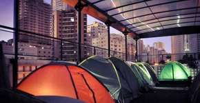 Em São Paulo é possível acampar no topo de um prédio