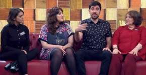 Marcelo Adnet apresenta sua esposa no Tamanho Família e web reage