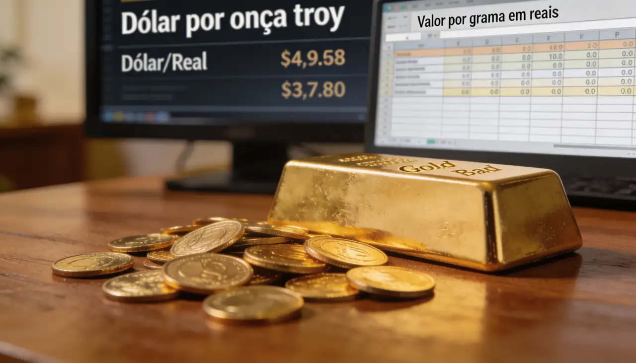 Quanto custa a grama do ouro em fevereiro de 2026? Veja a cotação real
