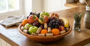 Sempre guardo uma rolha de vinho na fruteira. Esse método é infalível