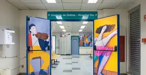 Obras de Gustavo Rosa tornam mais leve rotina de crianças no HC