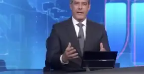 William Bonner debocha de blogueiro bolsonarista ao vivo no JN