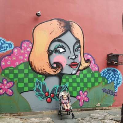 Graffiti sem local definido, clicado por @huppa13