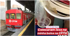 Jornalista encontra camisinha usada na bolsa após pegar o trem