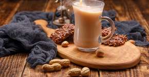 Chá de amendoim com leite condensado super fácil