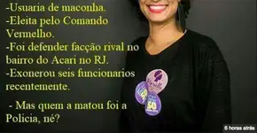 Fake News: Marielle NÃO é filha nem mulher de traficantes