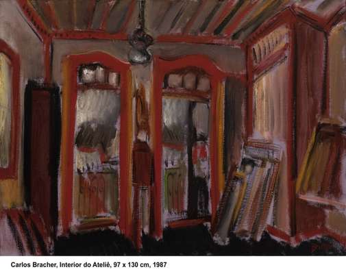 Carlos Bracher - Interior Atelier, 1987 - divulgação CCBB