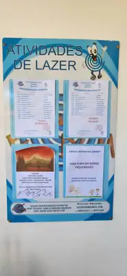 Programação das atividades do hotel